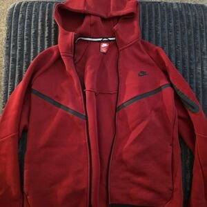 Nike Men’s Red Hooded Jacket